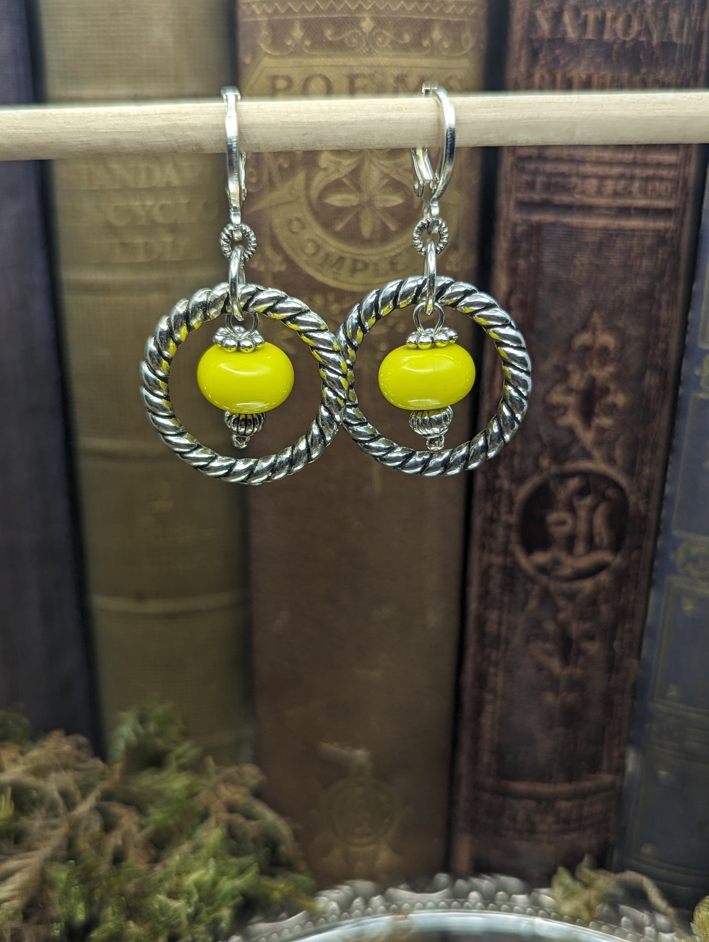 Sunshine Yellow Blown Glass | Earrings