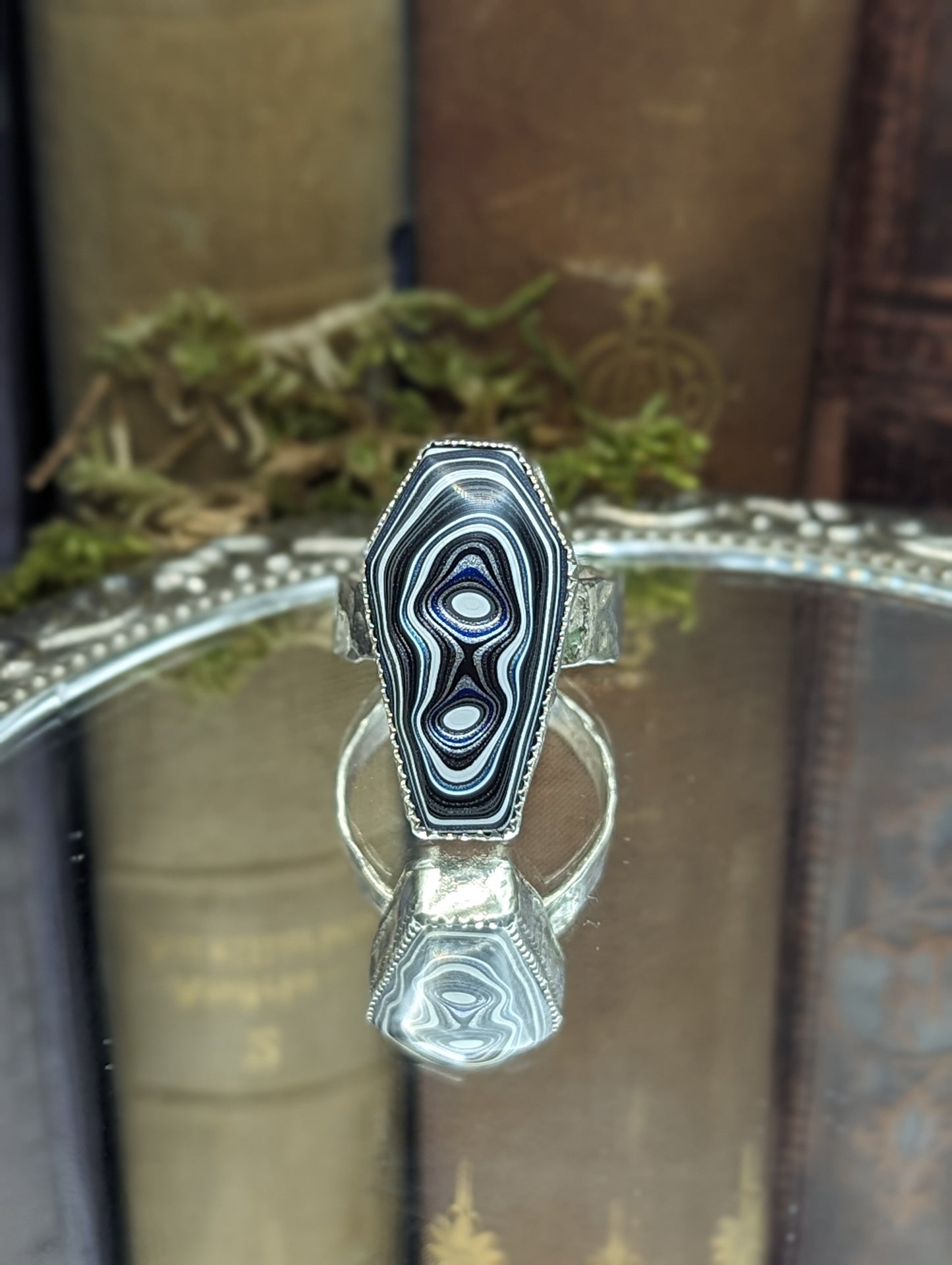 Fordite - Size: 9.25✦ Ring