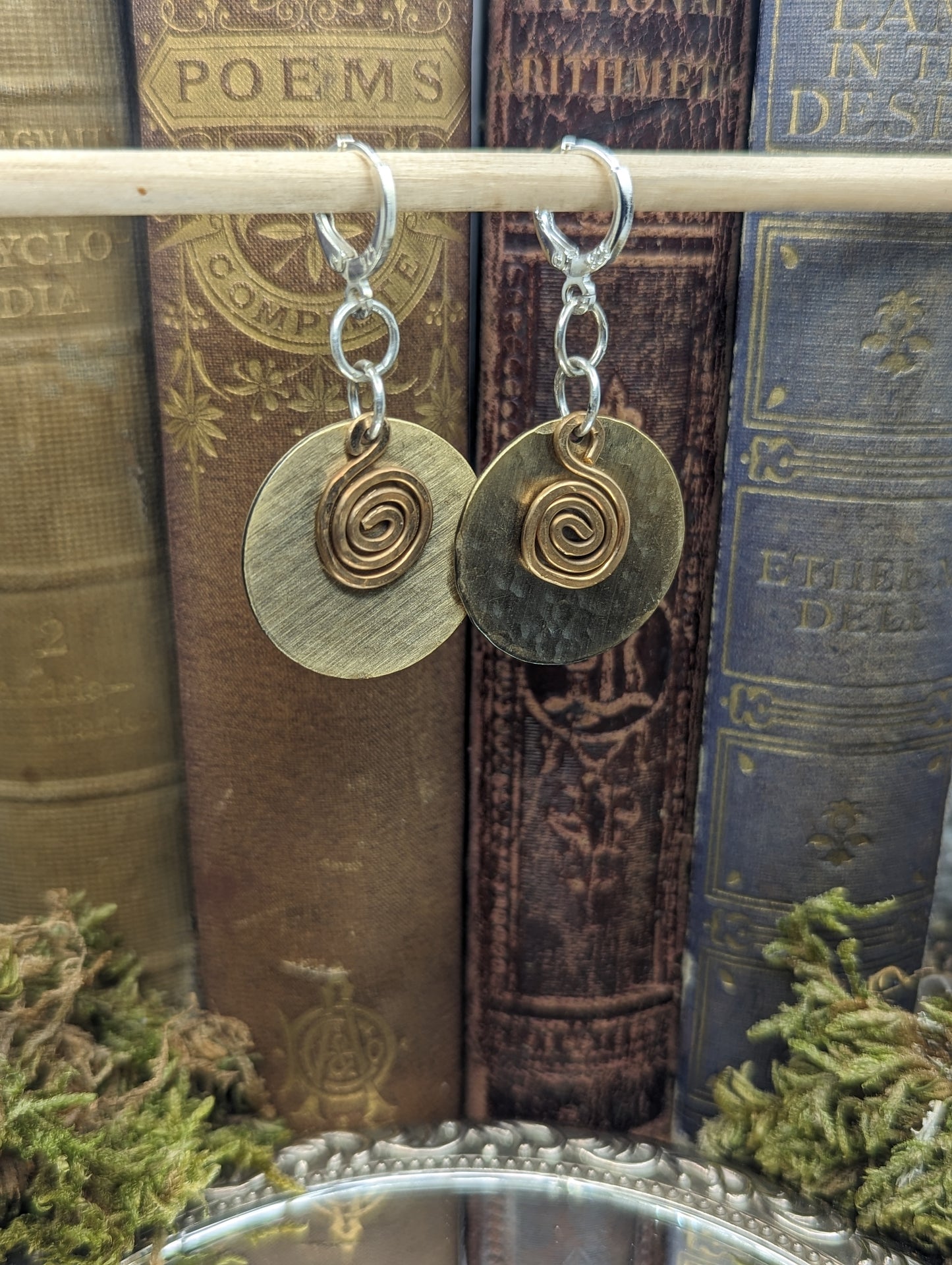 Bronze, silver and sass | Earrings