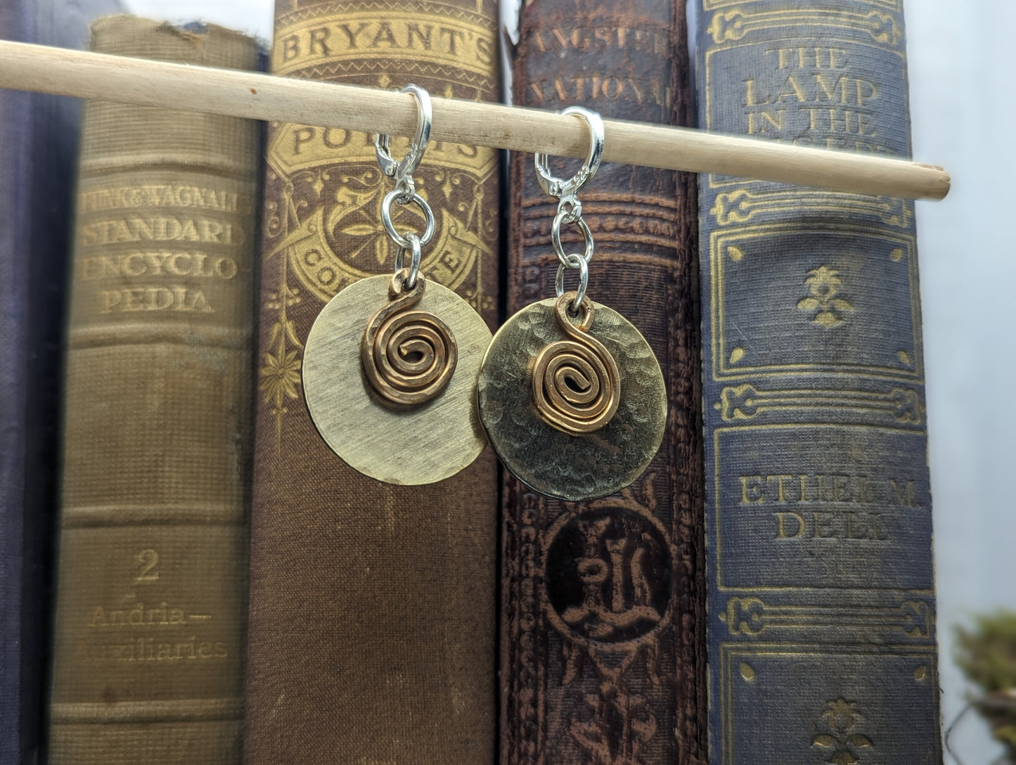 Bronze, silver and sass | Earrings