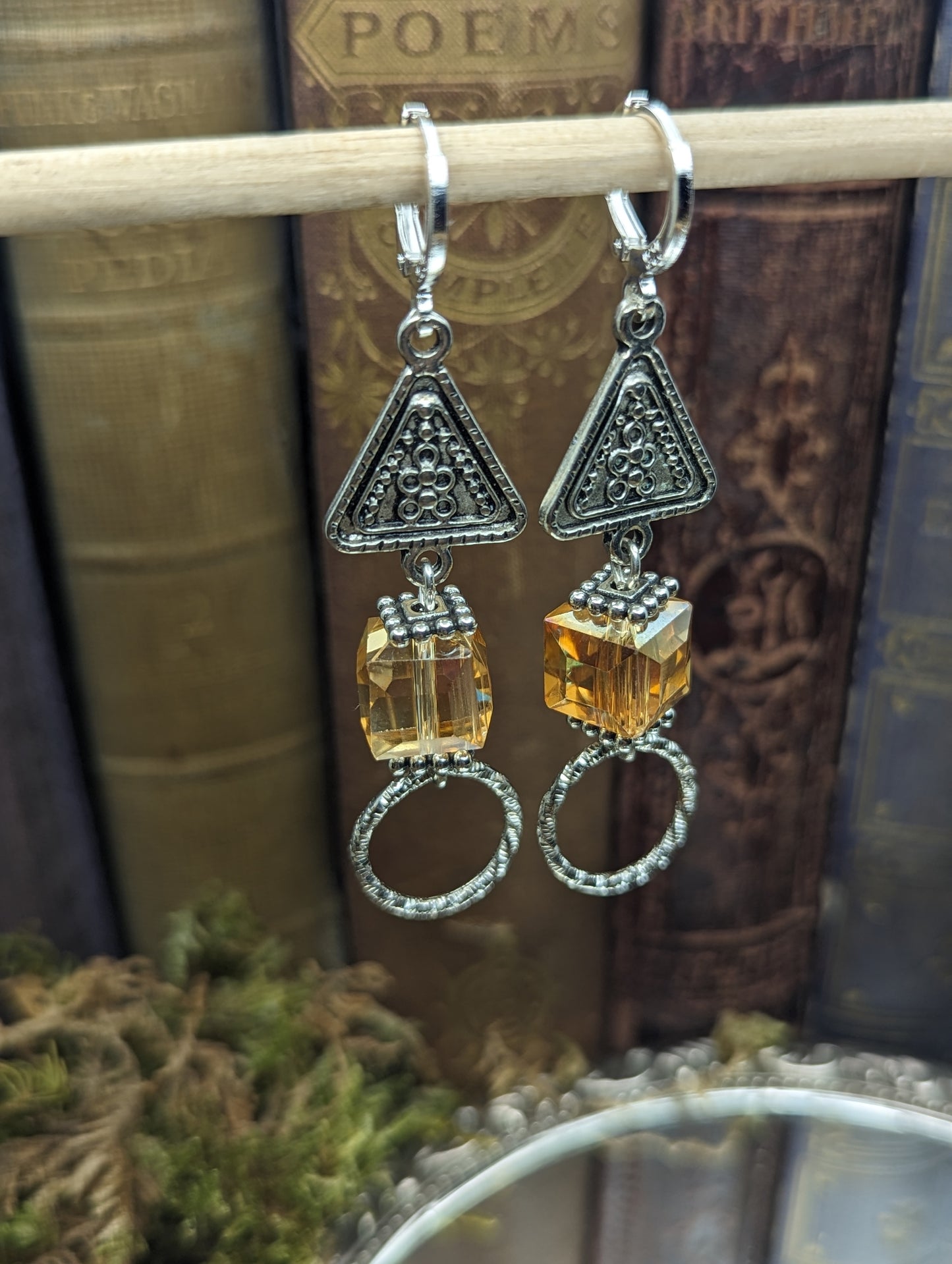 Champagne Austrian Crystal | Earrings