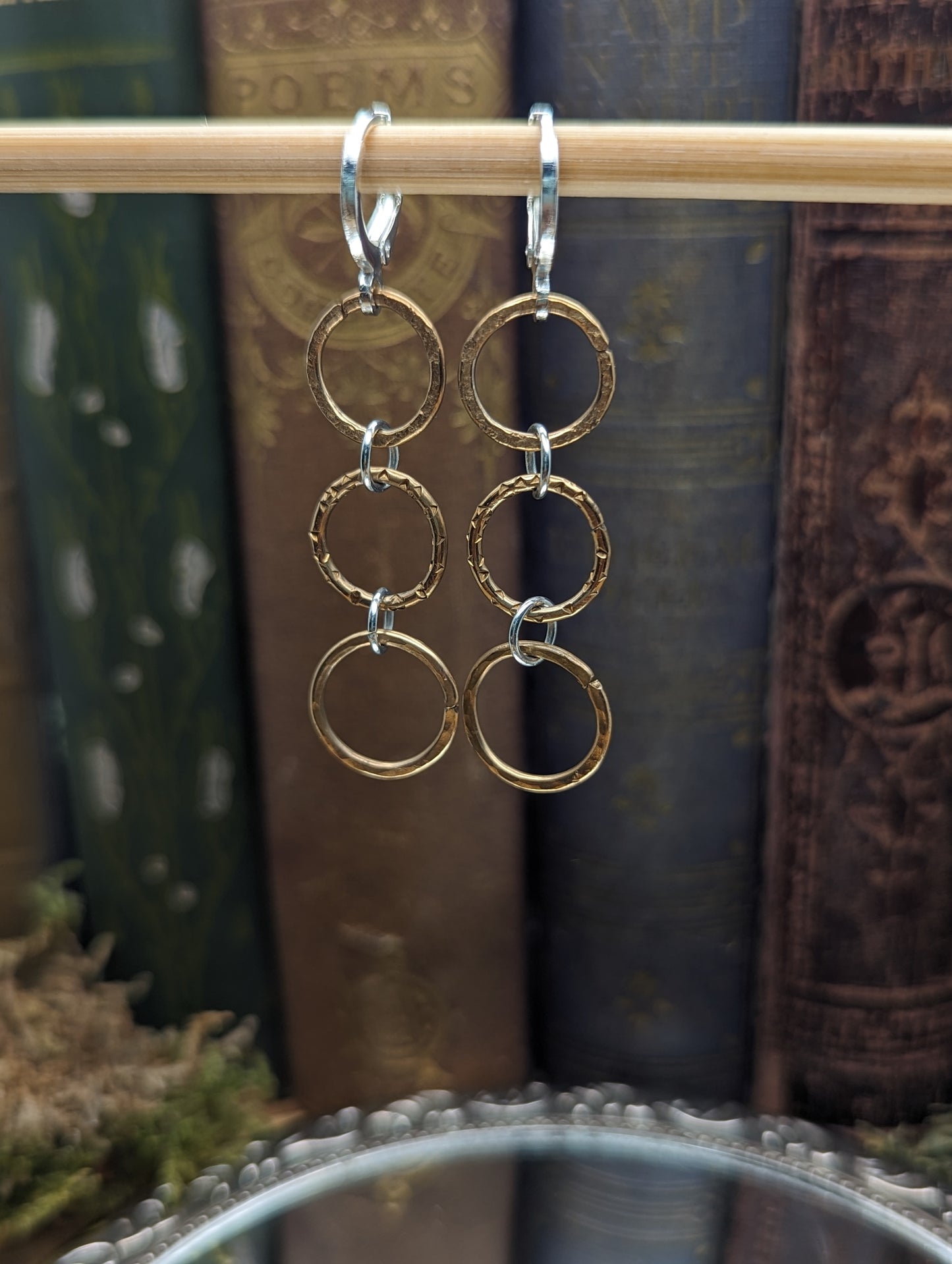 Bronze, silver and sass | Earrings