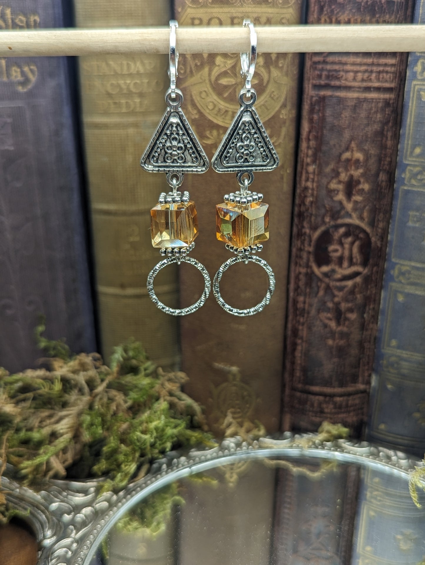 Champagne Austrian Crystal | Earrings