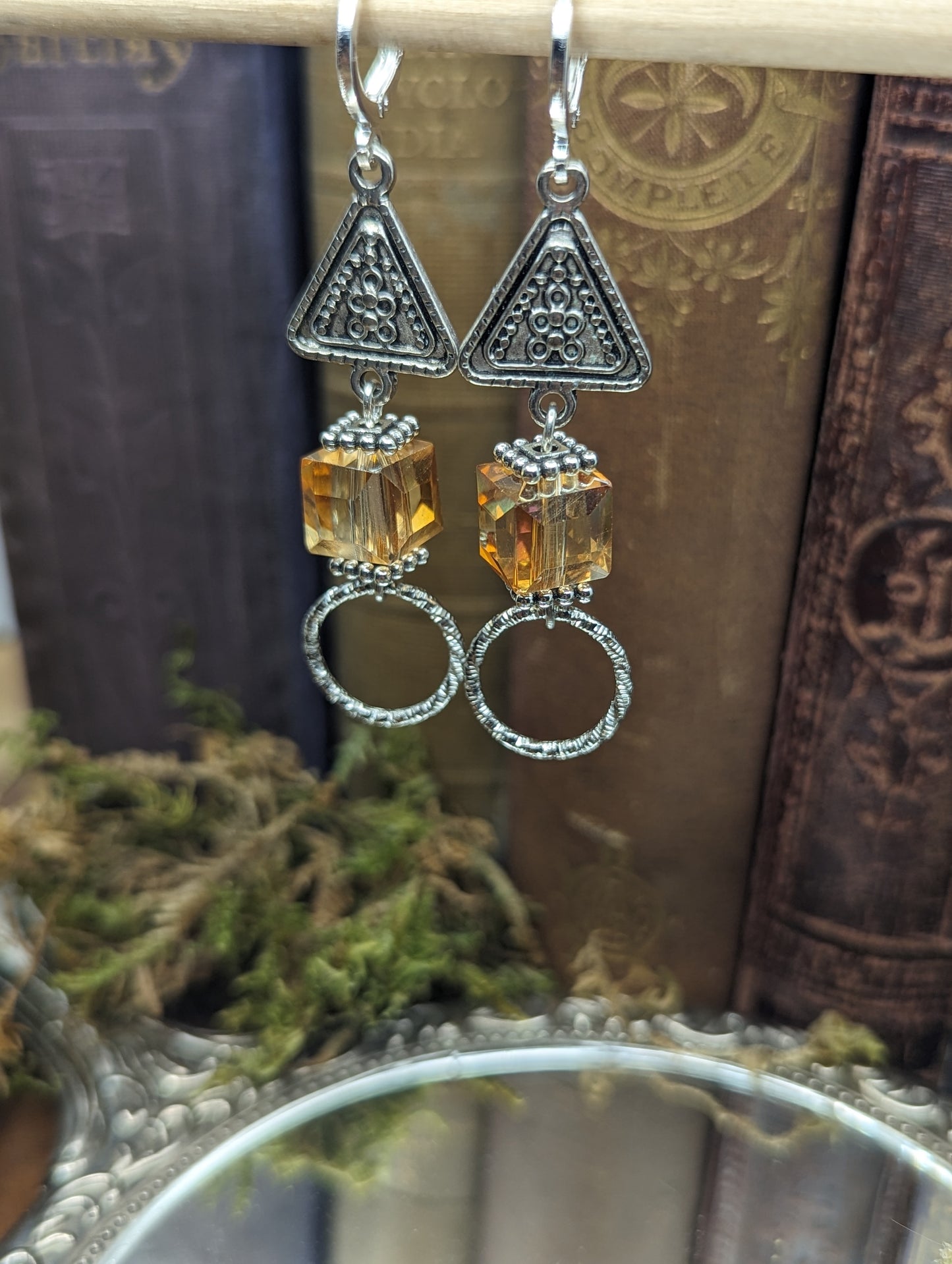 Champagne Austrian Crystal | Earrings