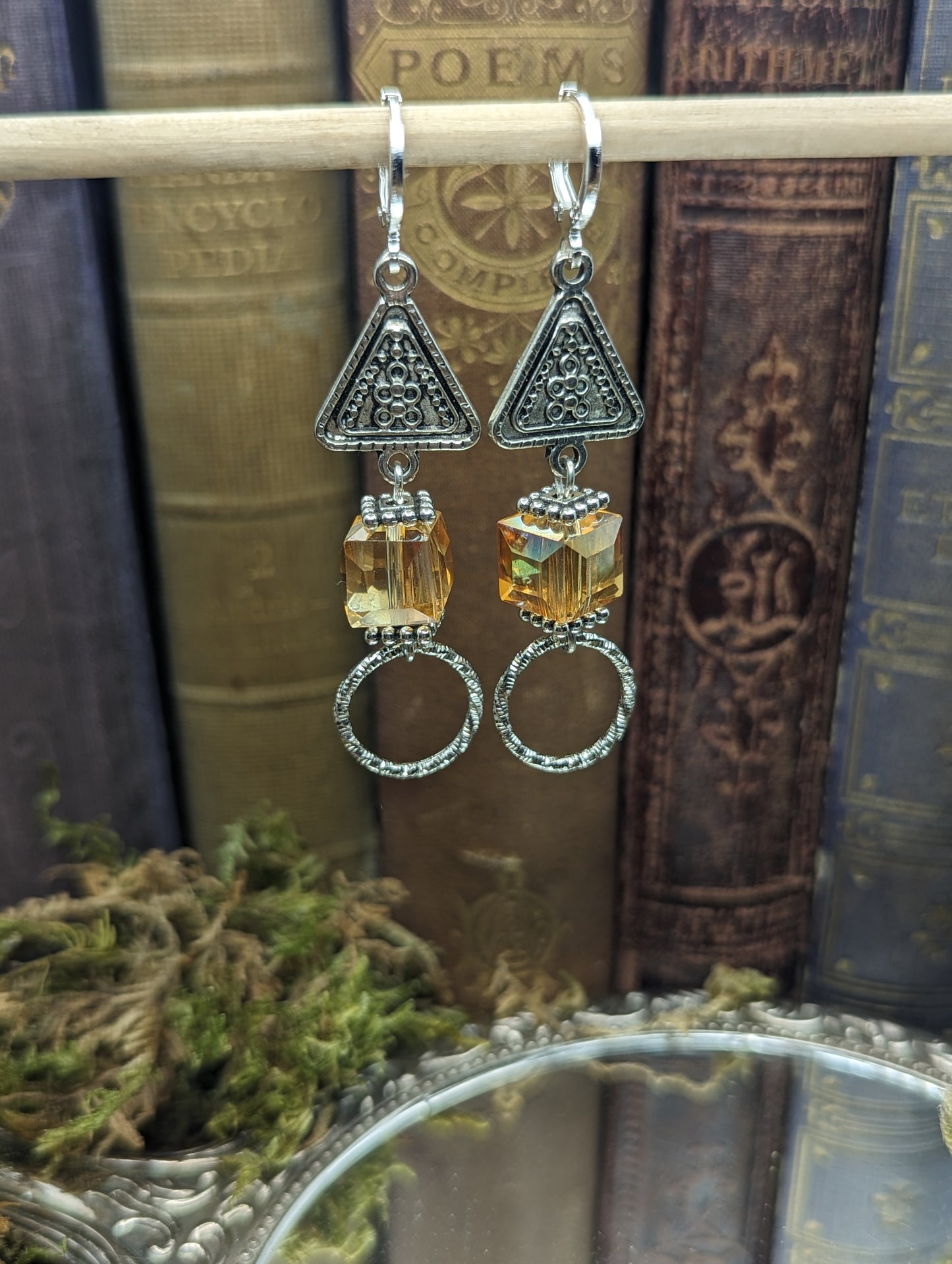 Champagne Austrian Crystal | Earrings
