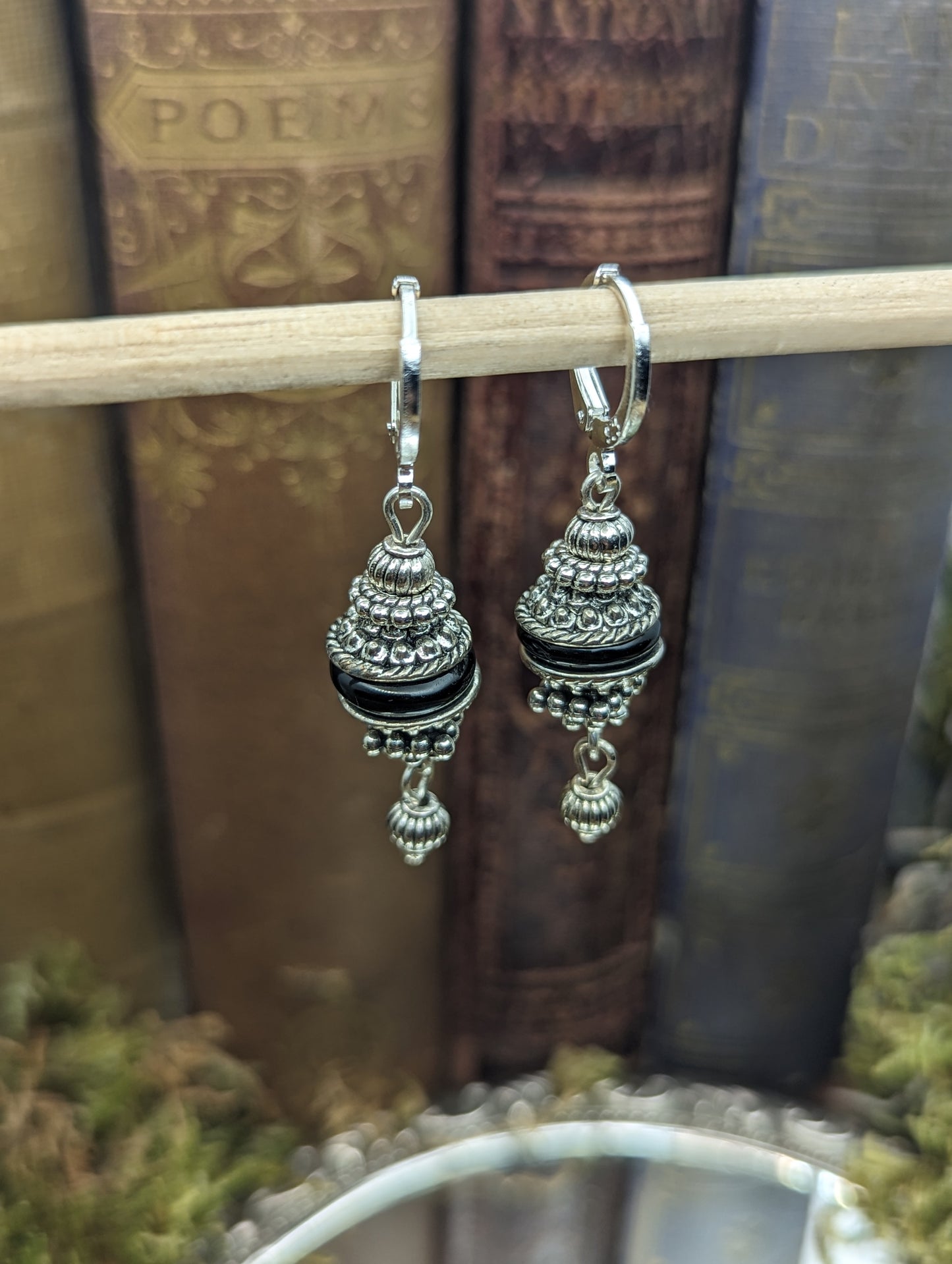 Black Onyx     | Earrings