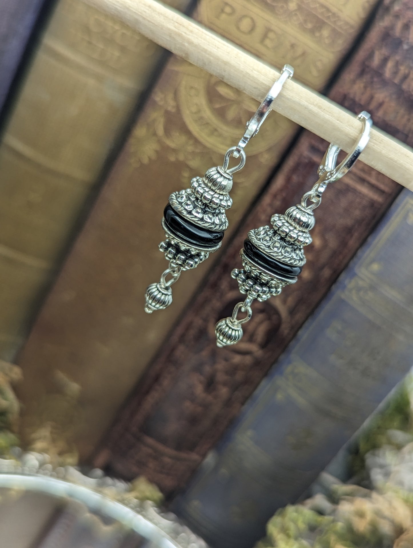 Black Onyx     | Earrings