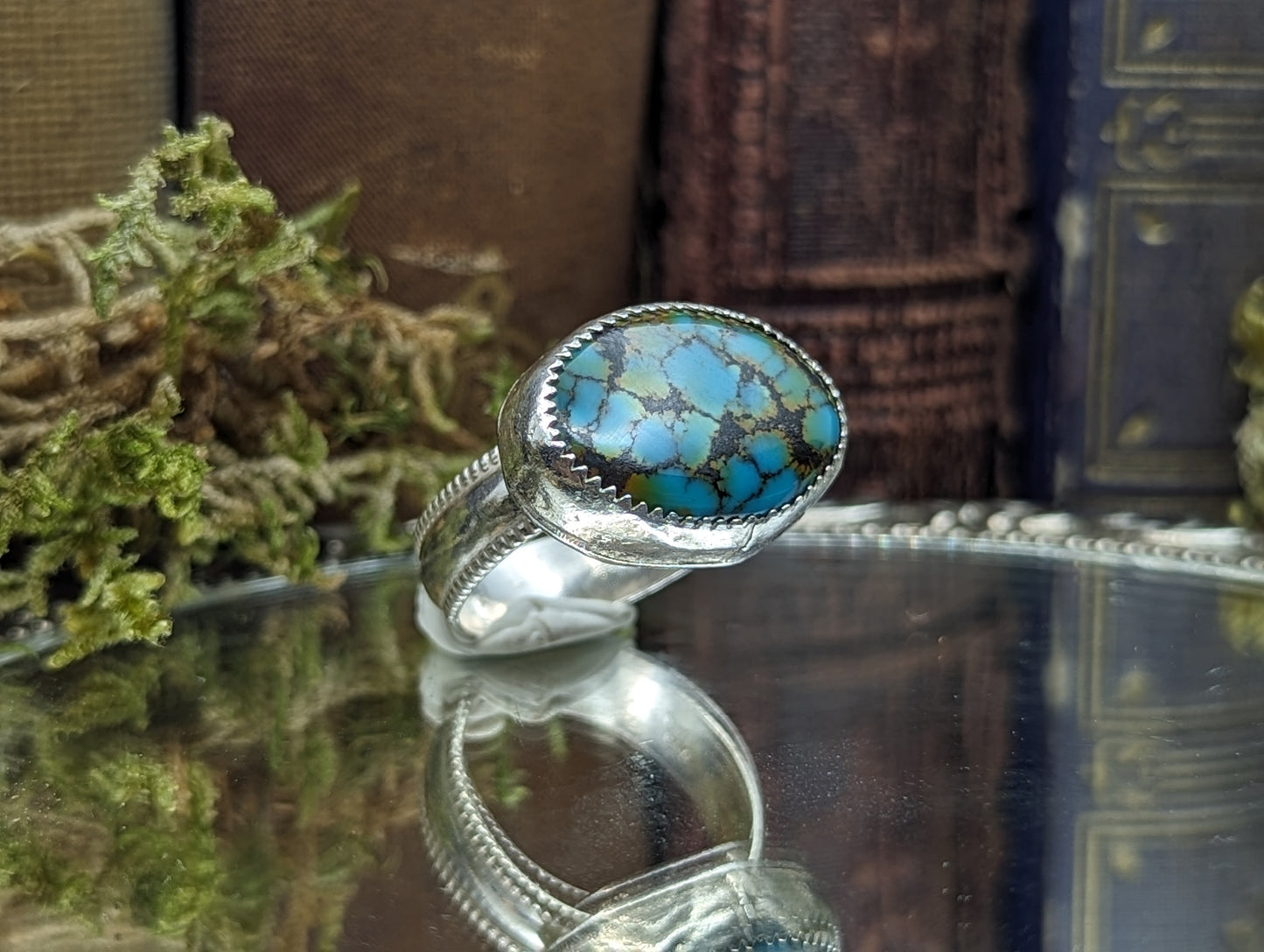 Bayo Canyon Turquoise - Size: 7.5 ✦ Ring