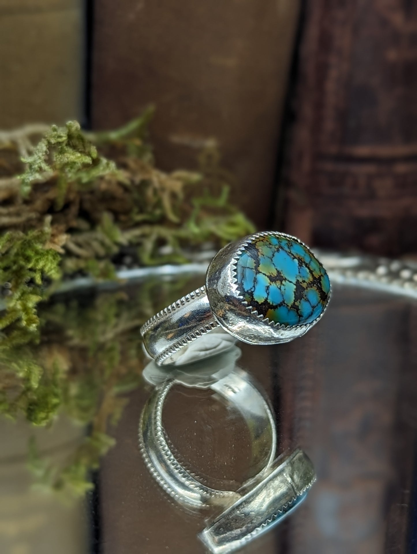 Bayo Canyon Turquoise - Size: 7.5 ✦ Ring