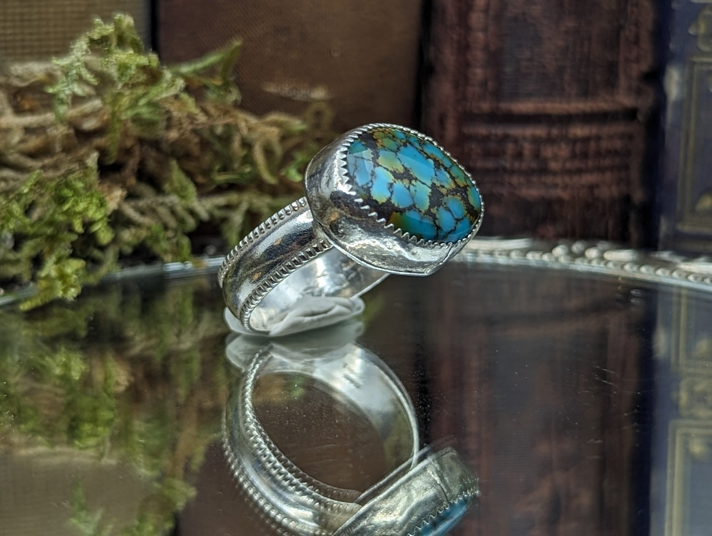 Bayo Canyon Turquoise - Size: 7.5 ✦ Ring