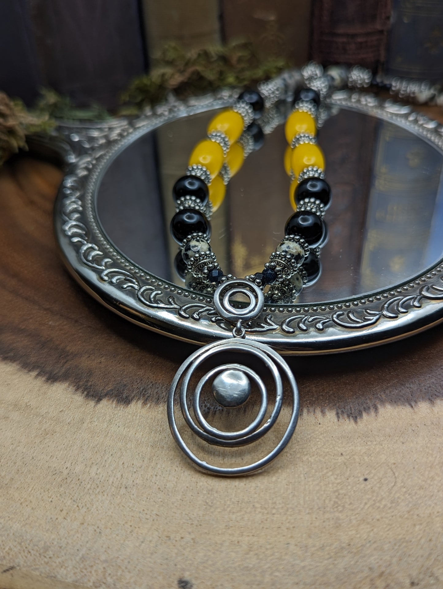 Chic  | Dalmation Jasper, Jade ✦ Necklace