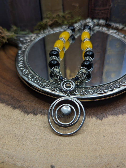 Chic  | Dalmation Jasper, Jade ✦ Necklace