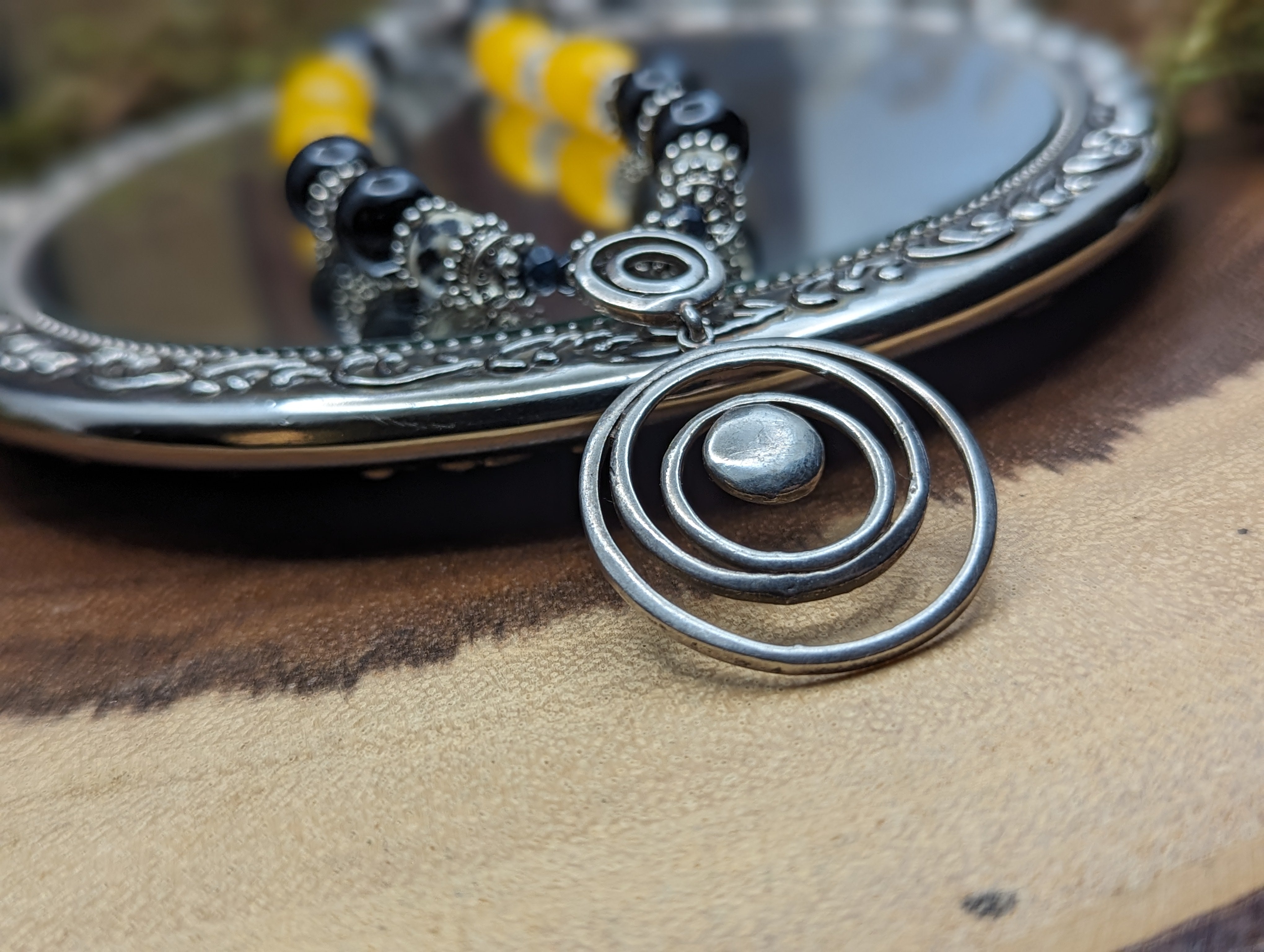 Chic Dalmation Jasper Jade Necklace