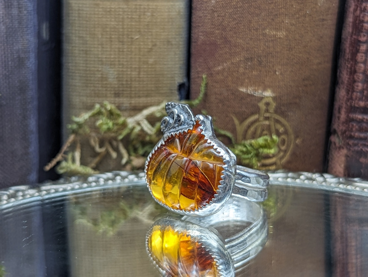 Amber pumpkin | SIZE - 7 Ring