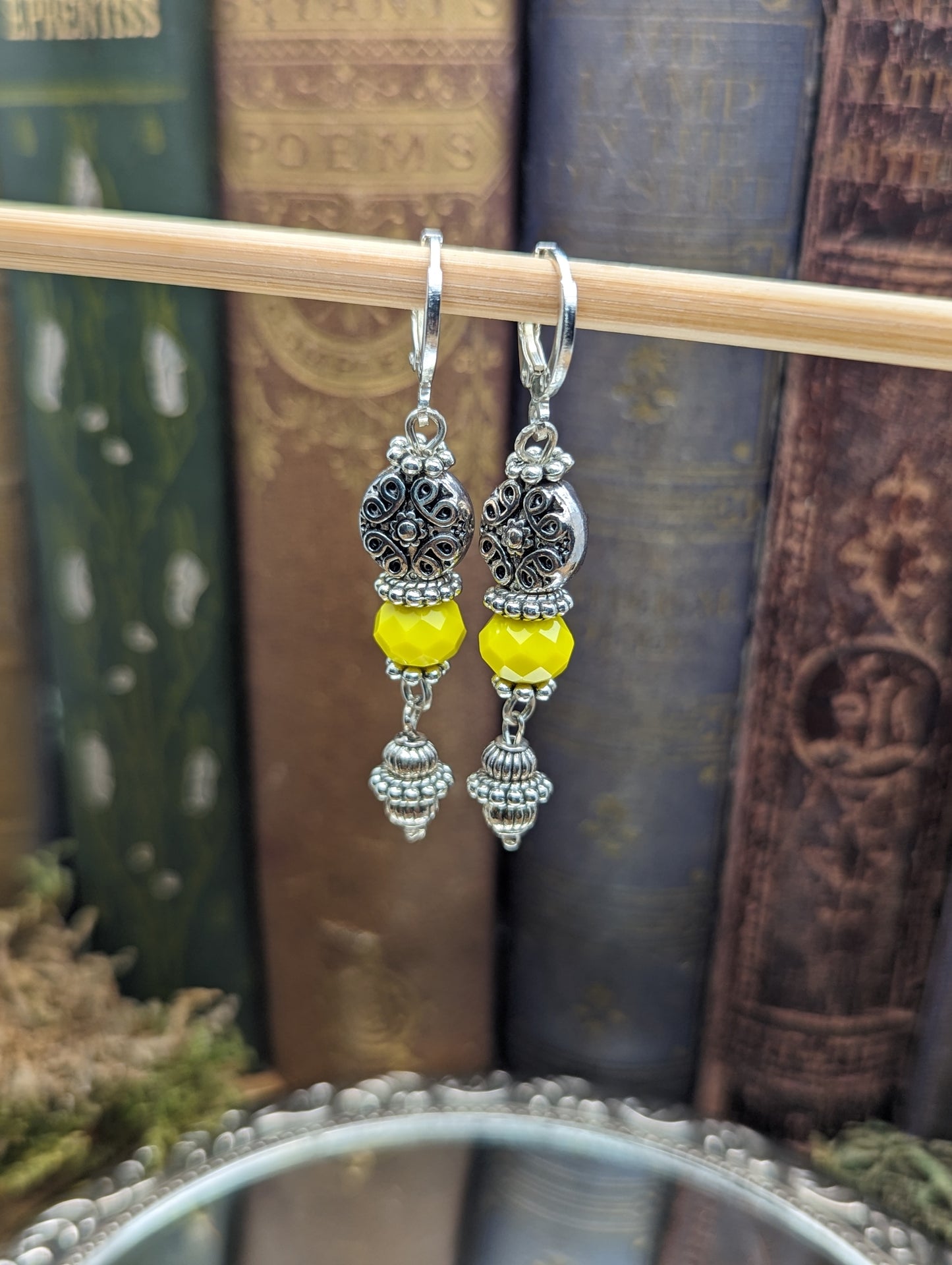 Sunshine Yellow Austrian Crystal    | Earrings