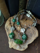 Wanderlust Necklace - Sea Sediment Jasper, Jade, Smokey Quartz