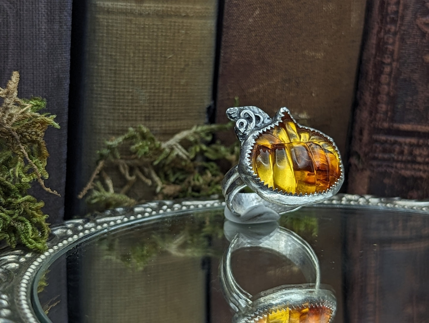 Amber pumpkin | SIZE - 7 Ring