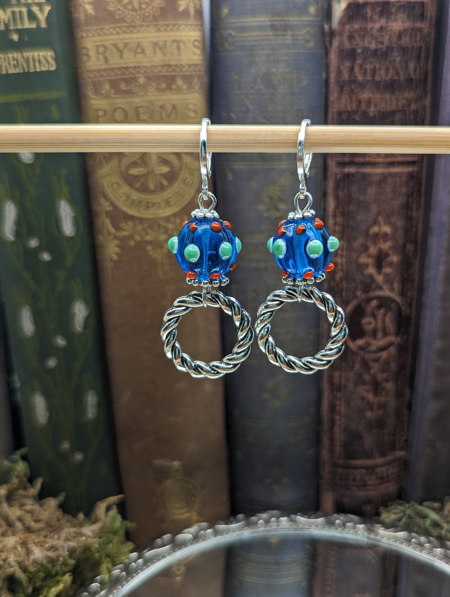 Painted Paradox  ( True Blue)   | Earrings