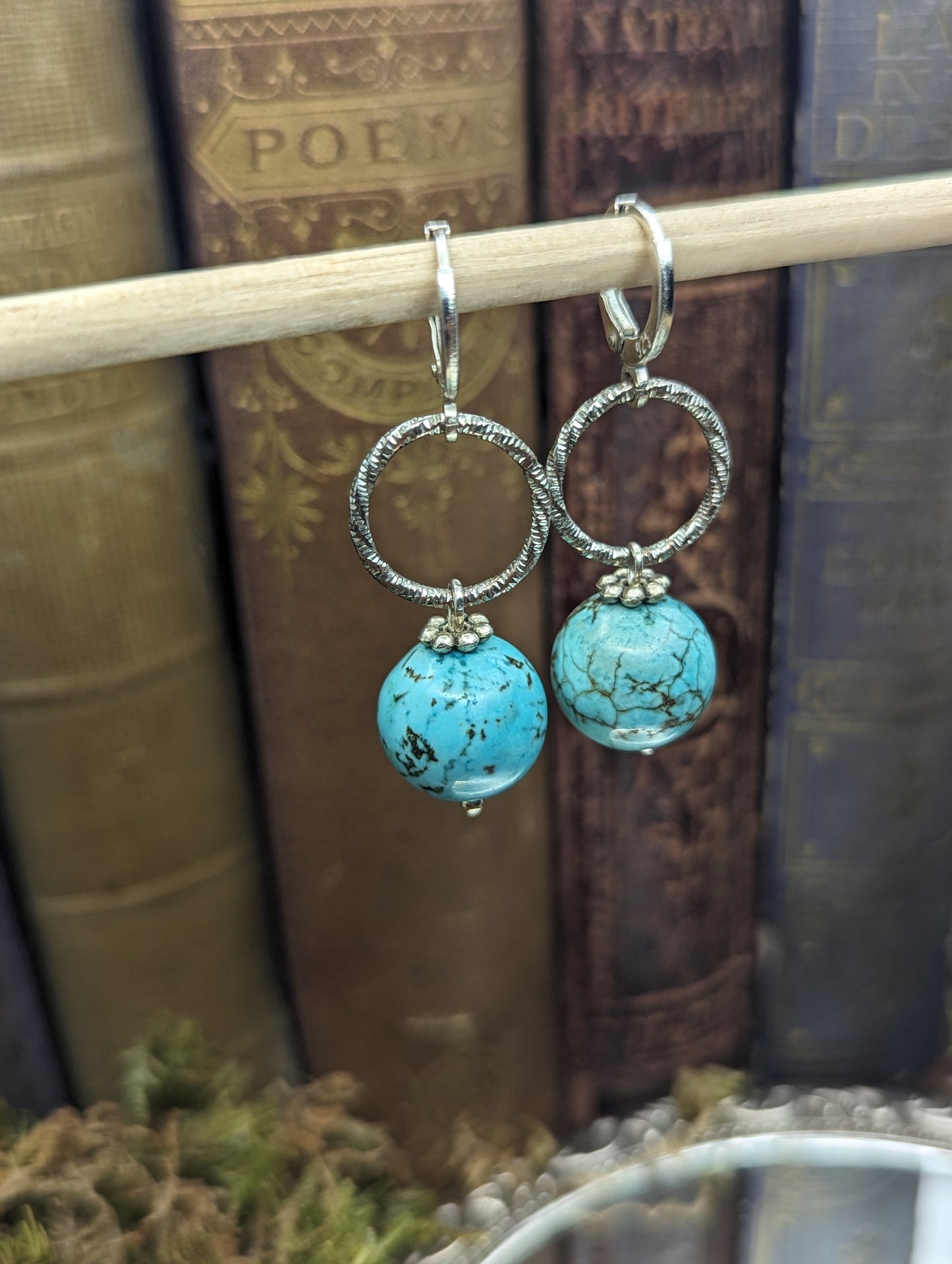 Chinese Turquoise | Earrings