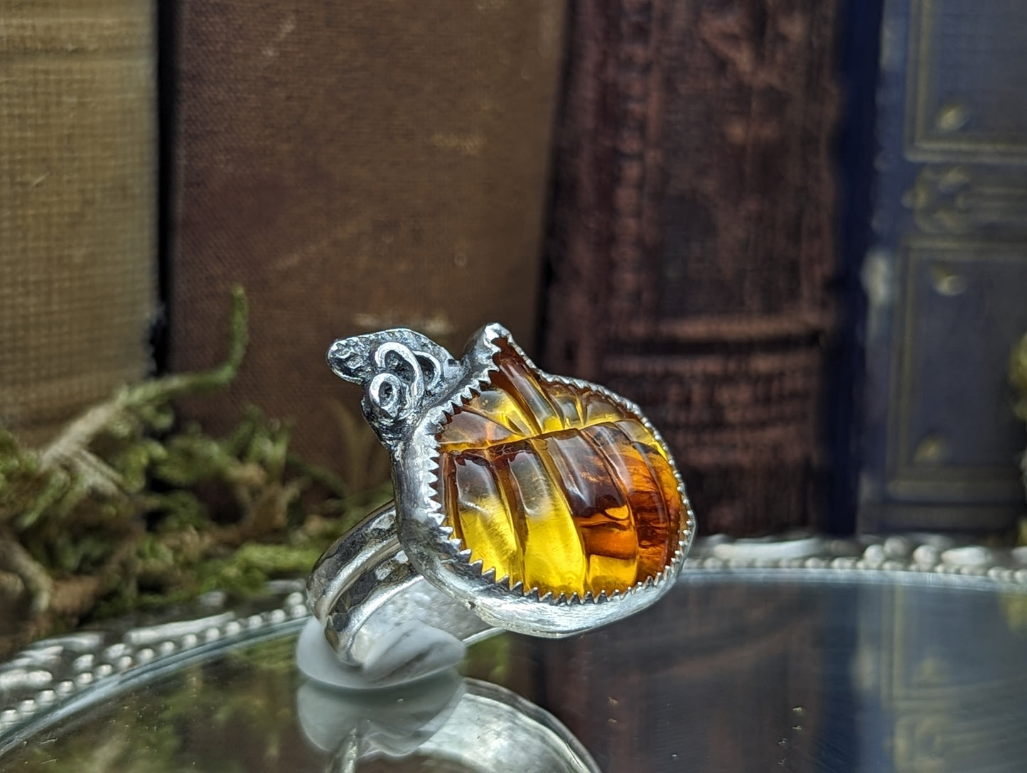 Amber pumpkin | SIZE - 7 Ring