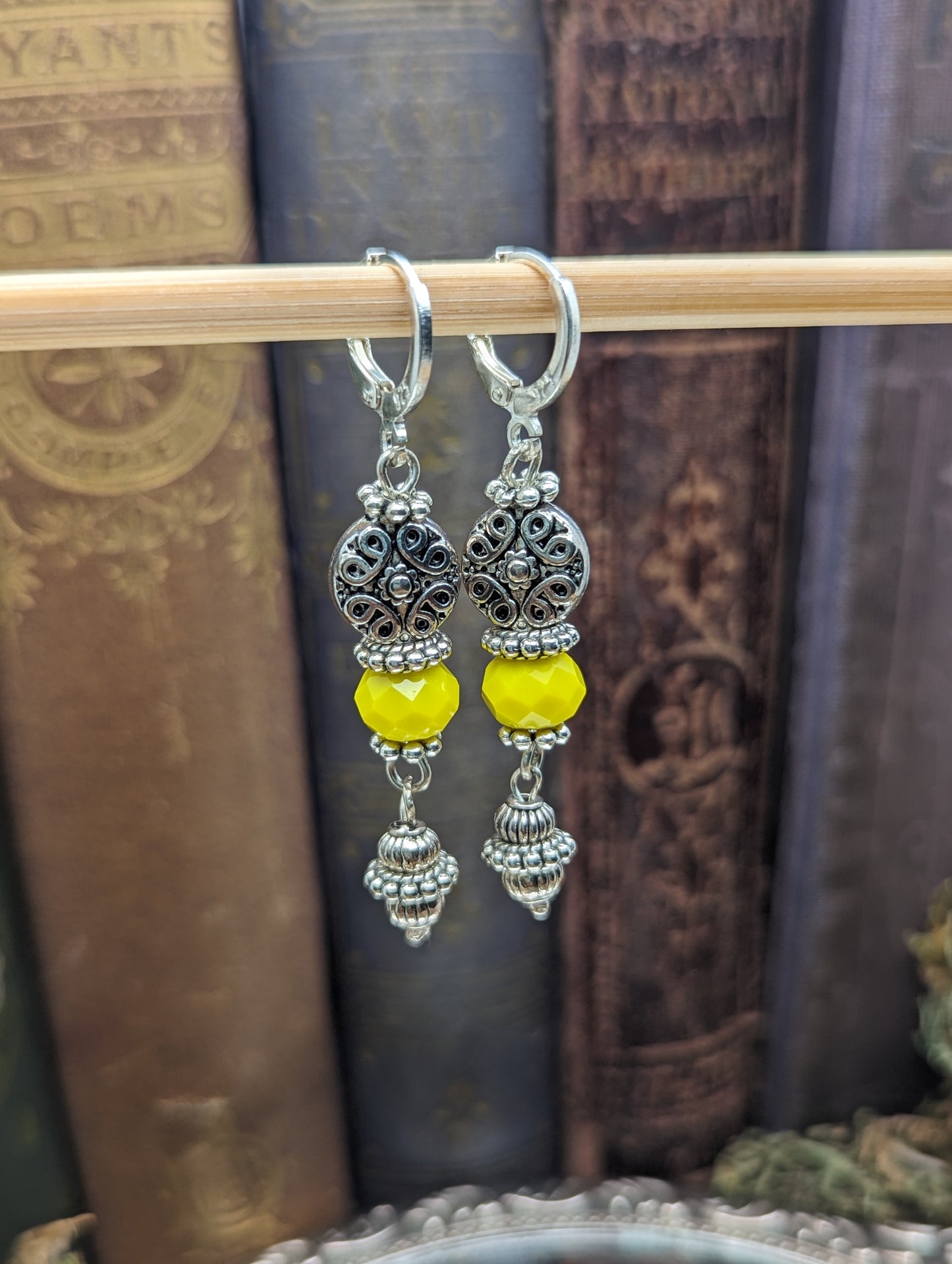 Sunshine Yellow Austrian Crystal    | Earrings