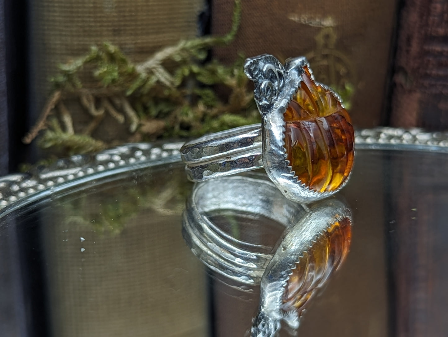 Amber pumpkin | SIZE - 7 Ring