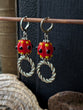 Astral Orbit Earrings (red )