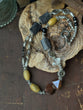 Wanderlust Necklace - Red Onyx, Smokey Quartz