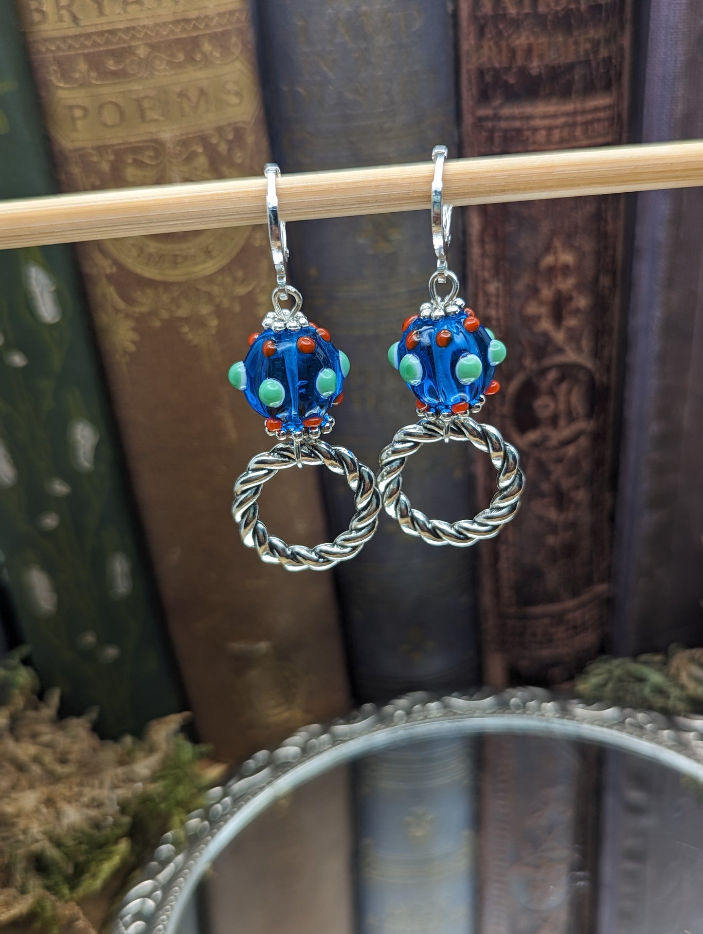Painted Paradox  ( True Blue)   | Earrings