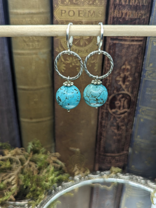 Chinese Turquoise | Earrings