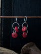 Astral Orbit Earrings ( Red)