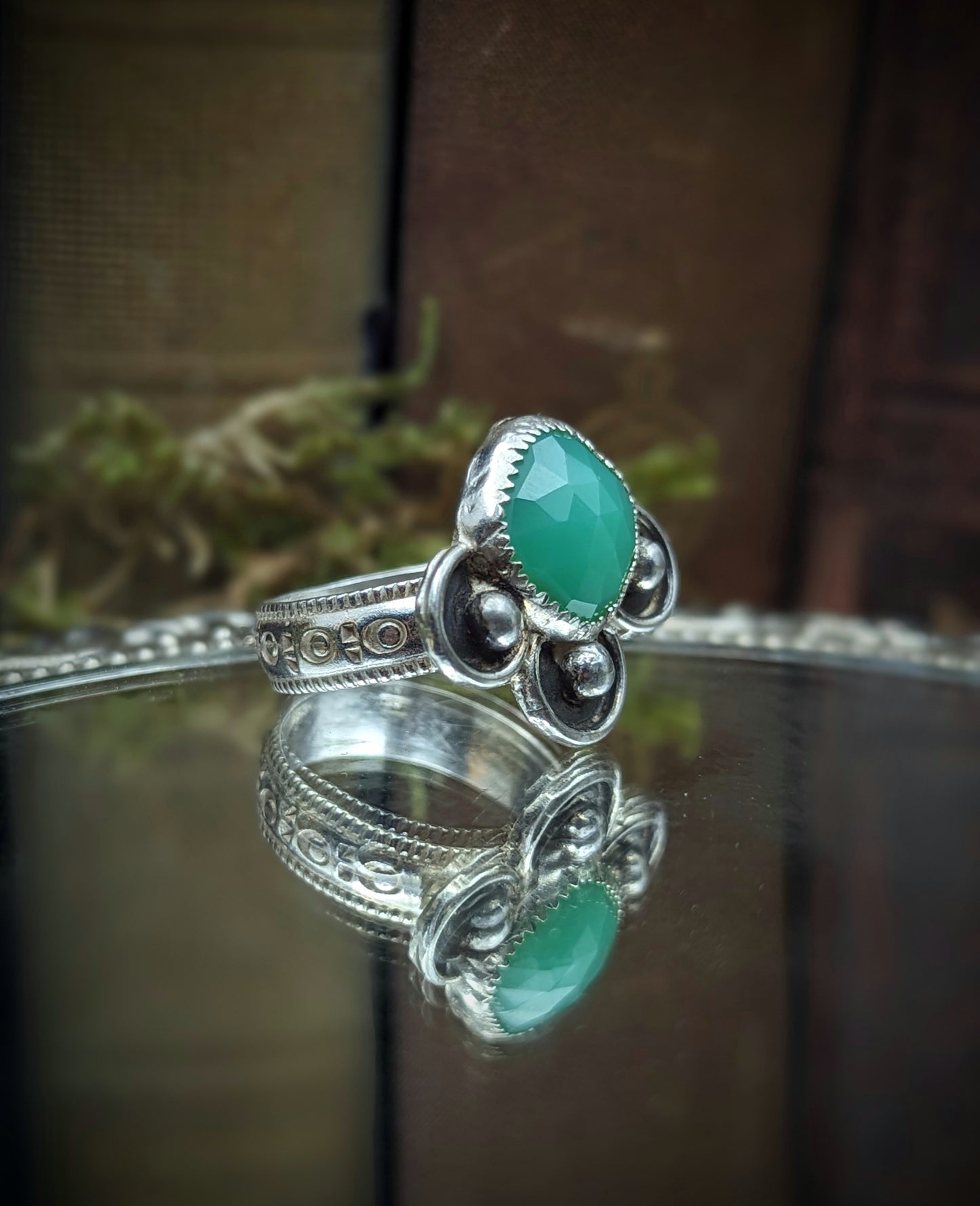 Chrysoprase - Size: 8.25✦ Ring