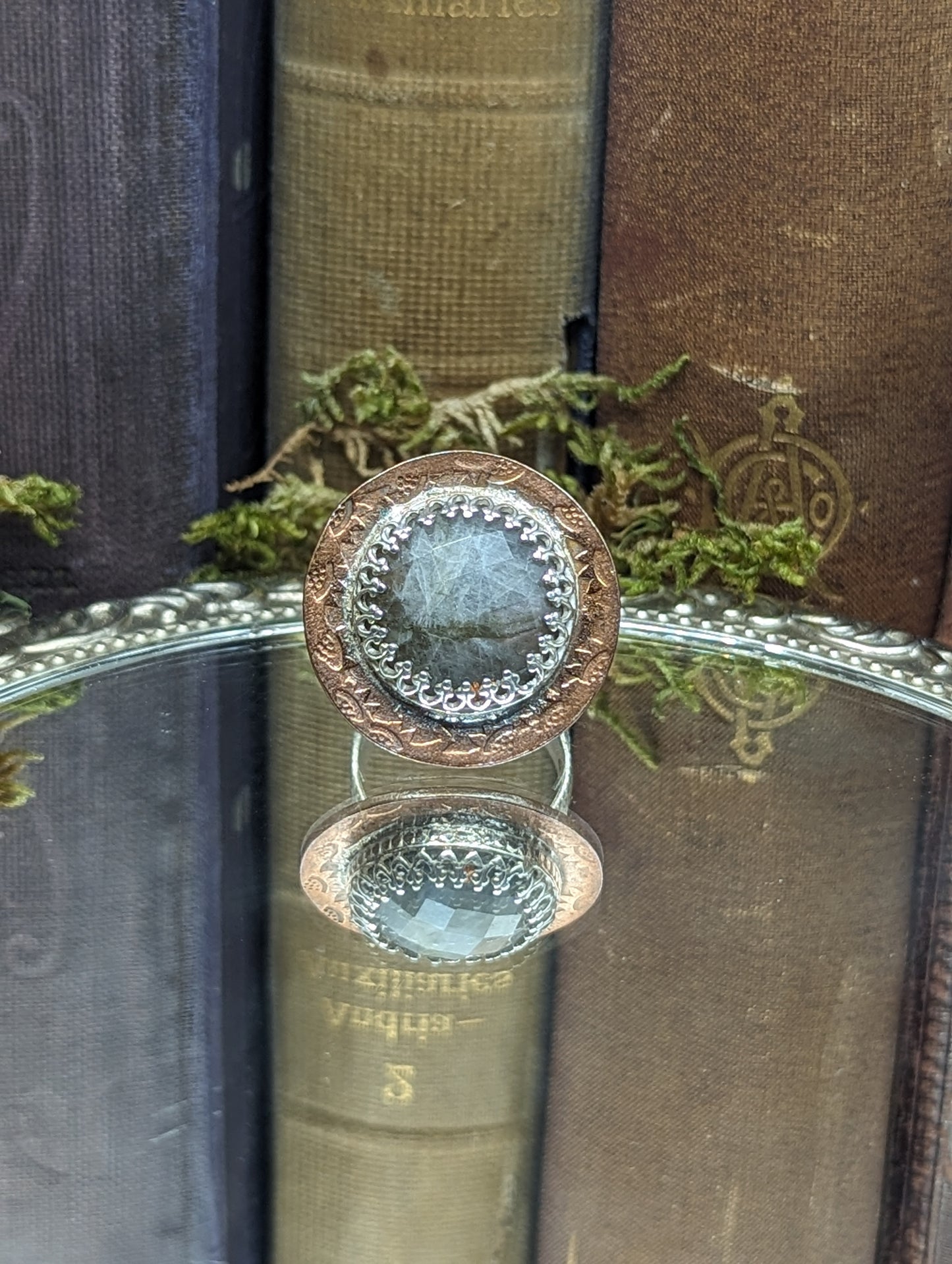 Labradorite + Bronze ✦ SIZE 6.25  Ring