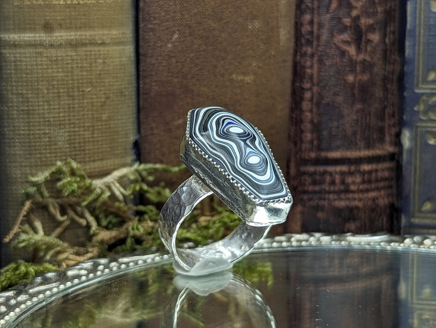 Fordite - Size: 9.25✦ Ring