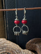 Prismatic Harlequin Earrings (red)
