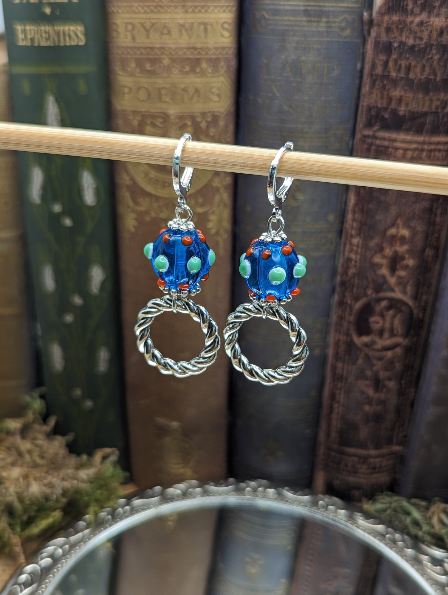 Painted Paradox  ( True Blue)   | Earrings