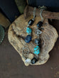 Wanderlust Necklace - Lapis Lazuli, Turquoise, onyx