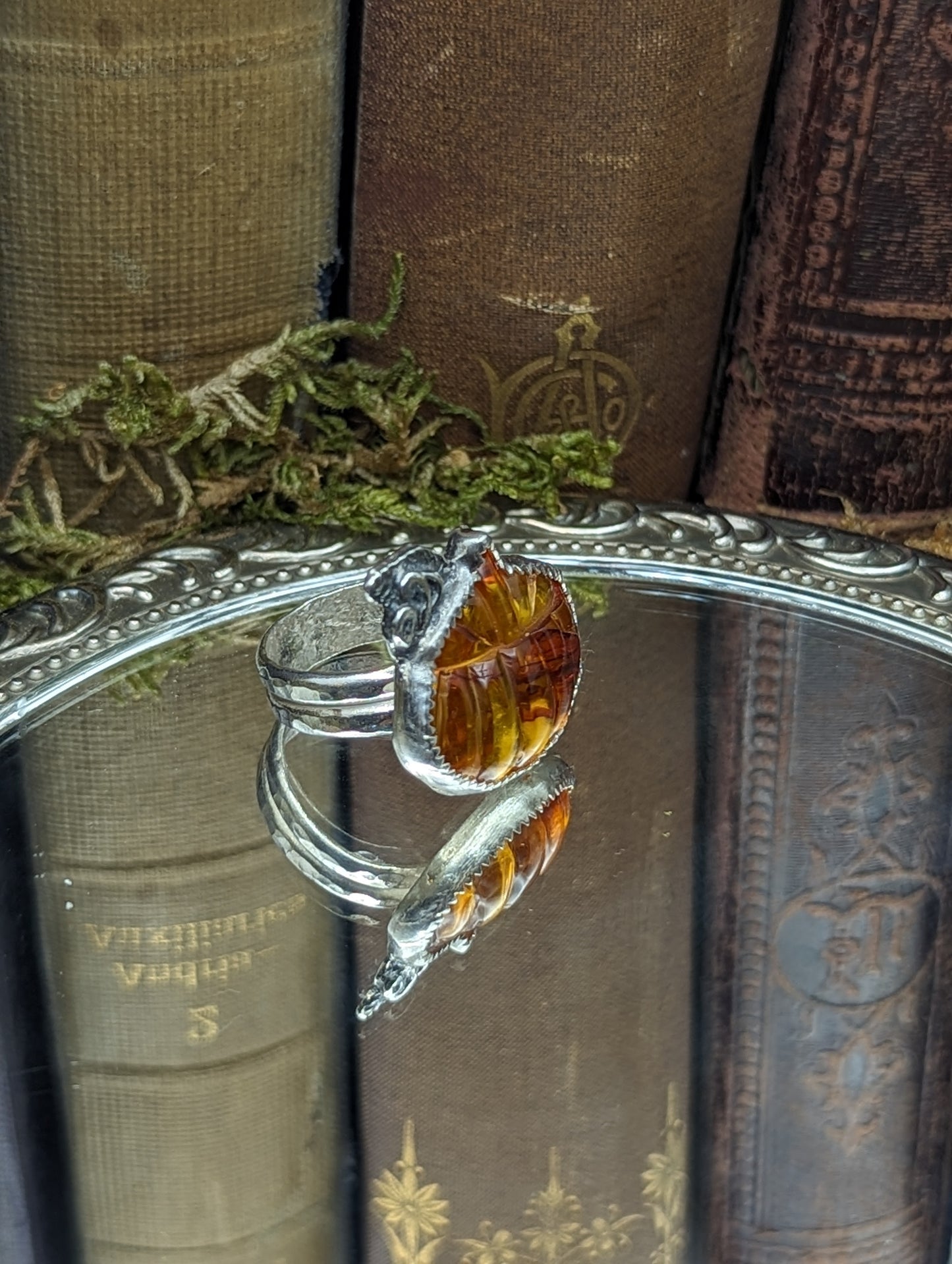 Amber pumpkin | SIZE - 7 Ring