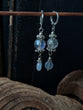 Speakeasy Sparkle Earrings (blue lace)