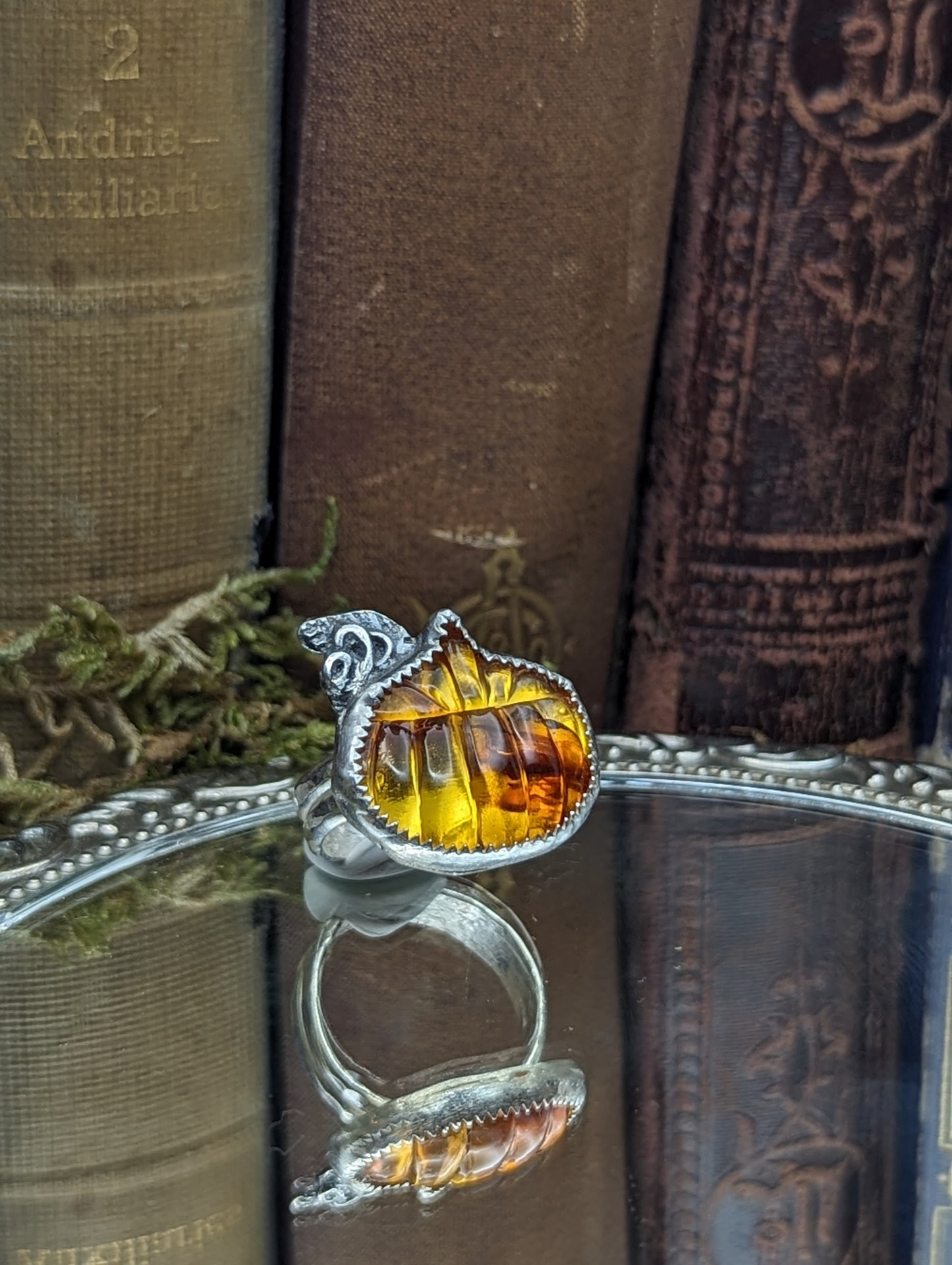 Amber pumpkin | SIZE - 7 Ring