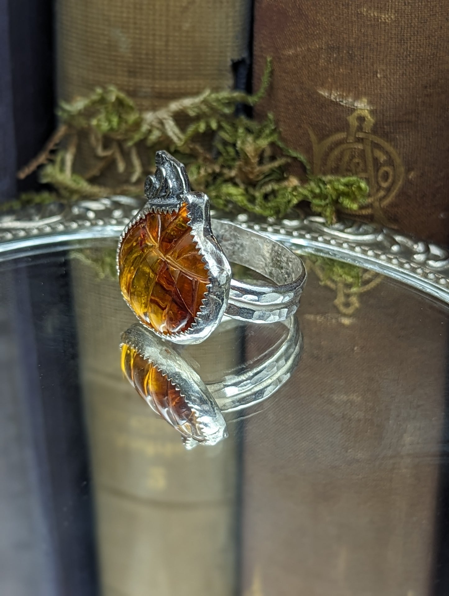 Amber pumpkin | SIZE - 7 Ring