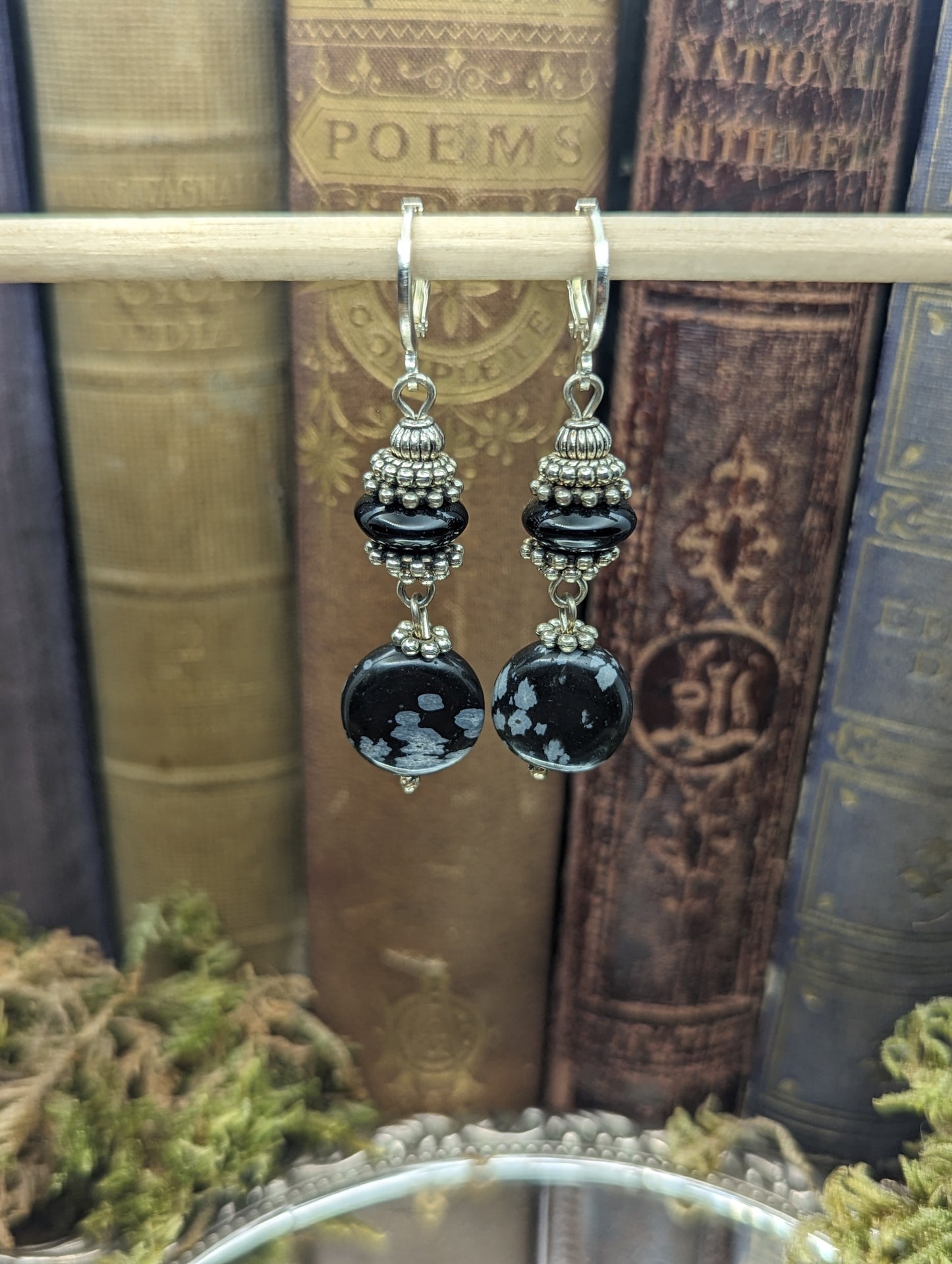 Snowflake Obsidian   | Earrings
