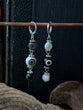 90's Nazar Earrings blk+ wht