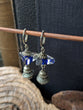 90's Nostalgia Cobalt Blue Earrings