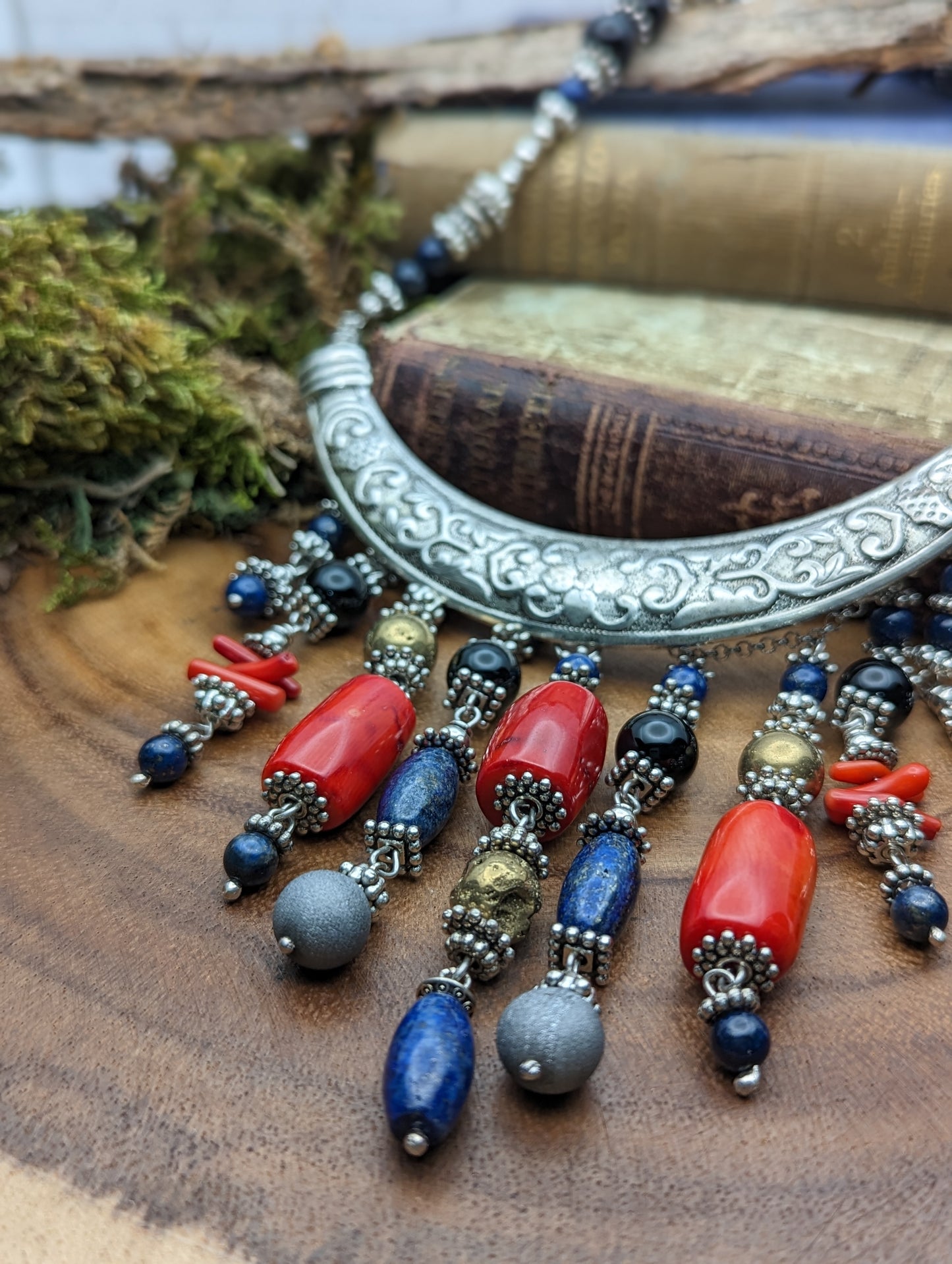 Anubis | Lapis, Black Onyx  ✦Necklace