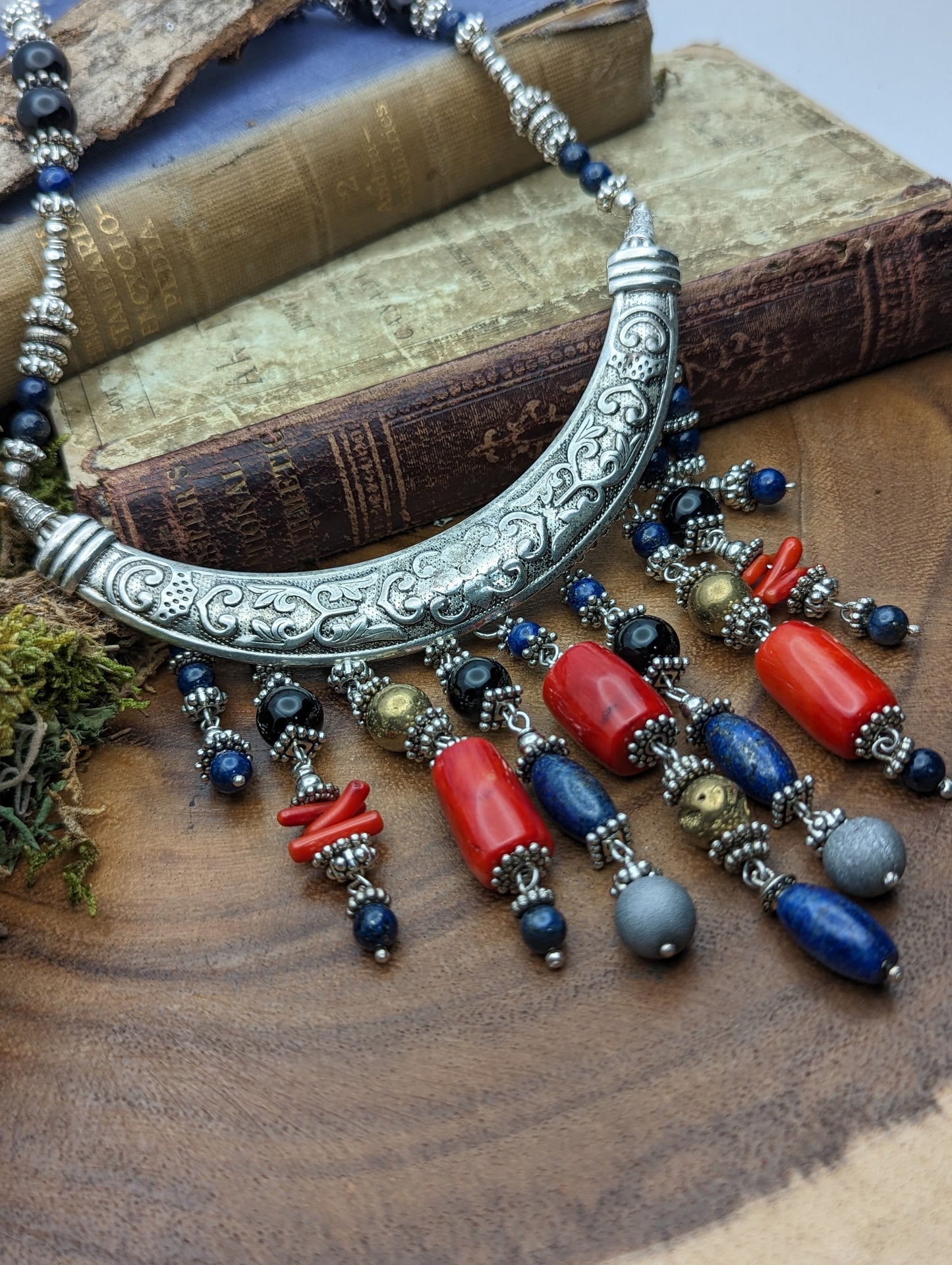 Anubis | Lapis, Black Onyx  ✦Necklace