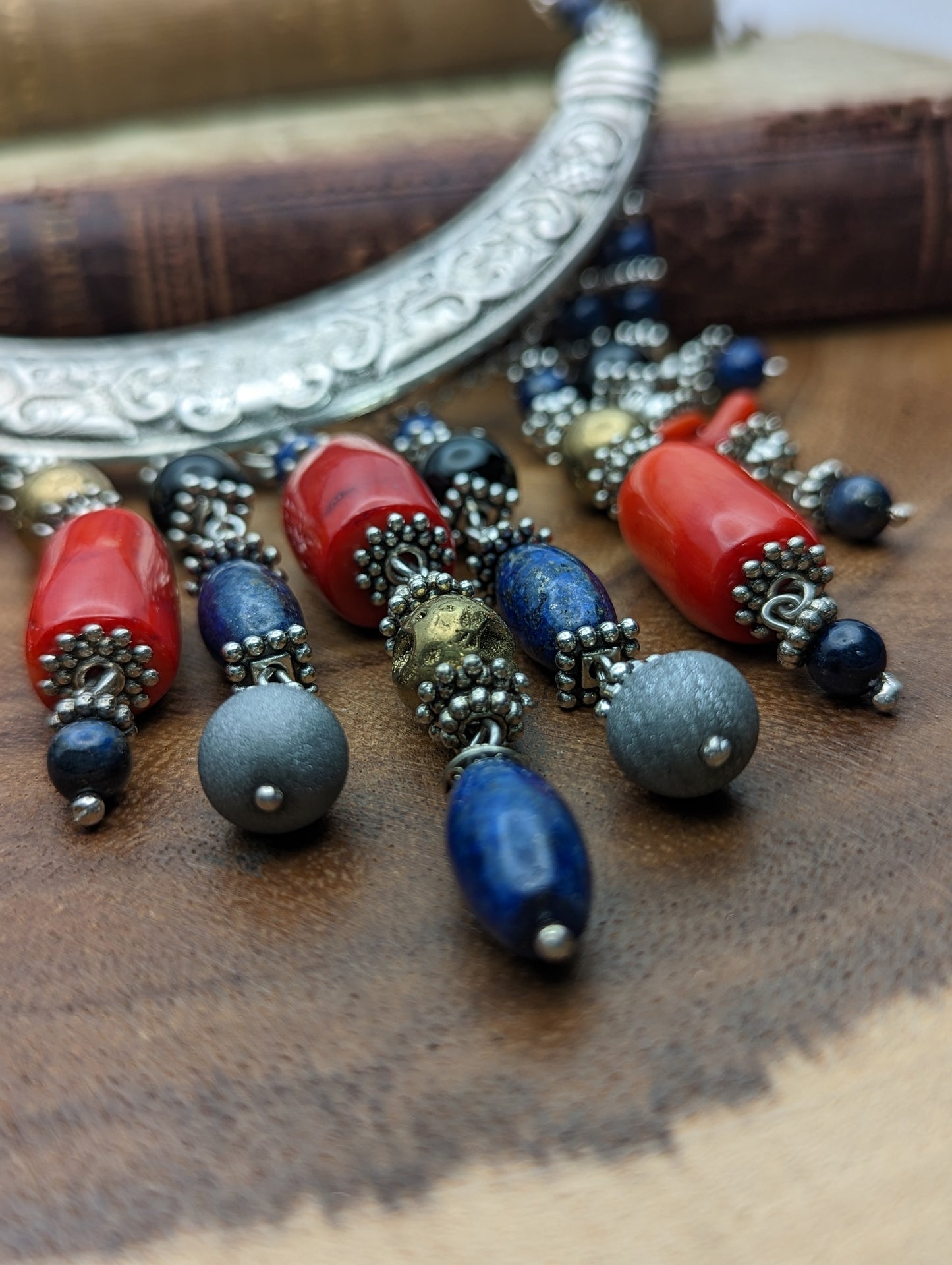 Anubis | Lapis, Black Onyx  ✦Necklace