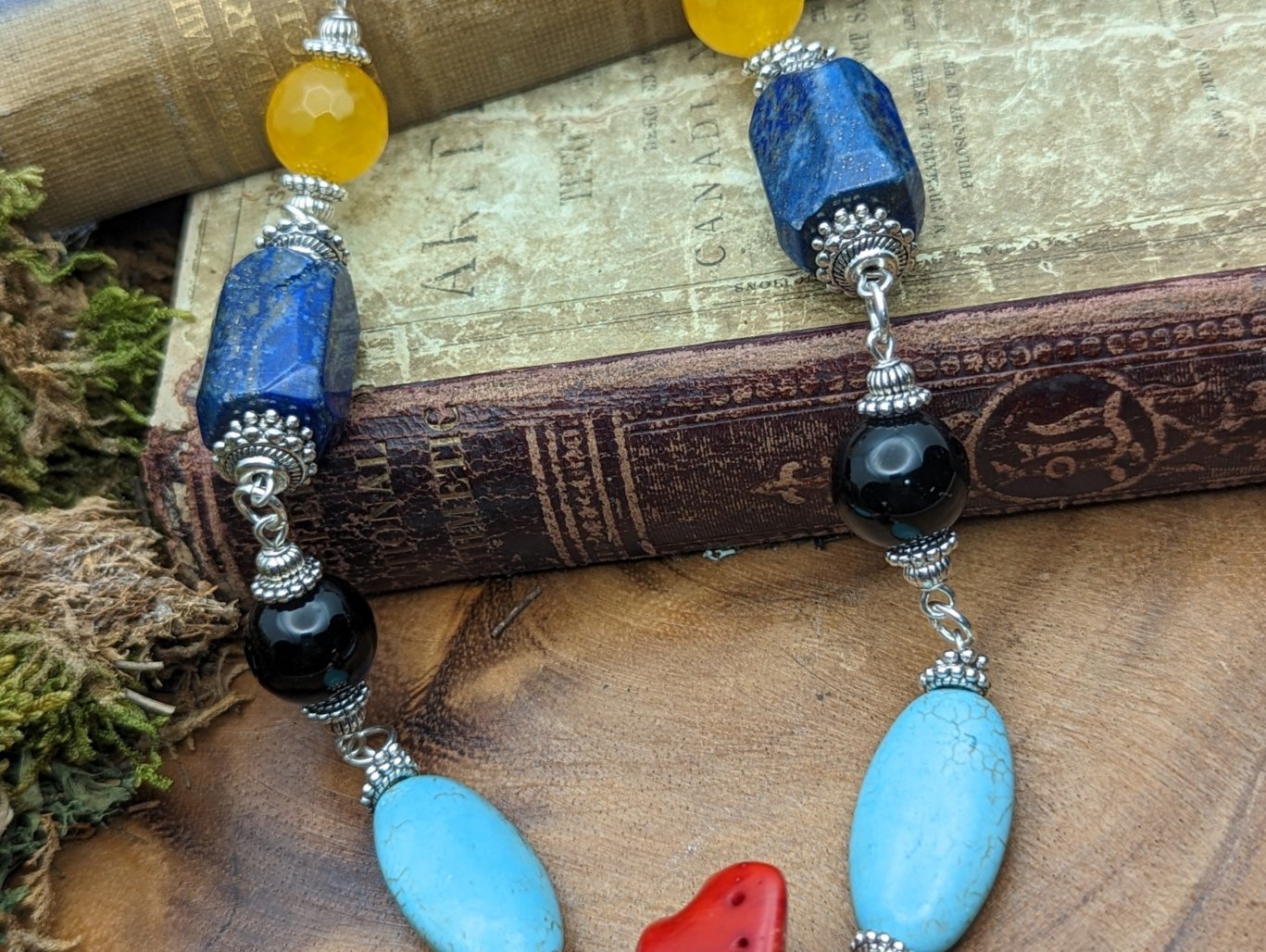 Anubis | Lapis, Black Onyx  ✦Necklace