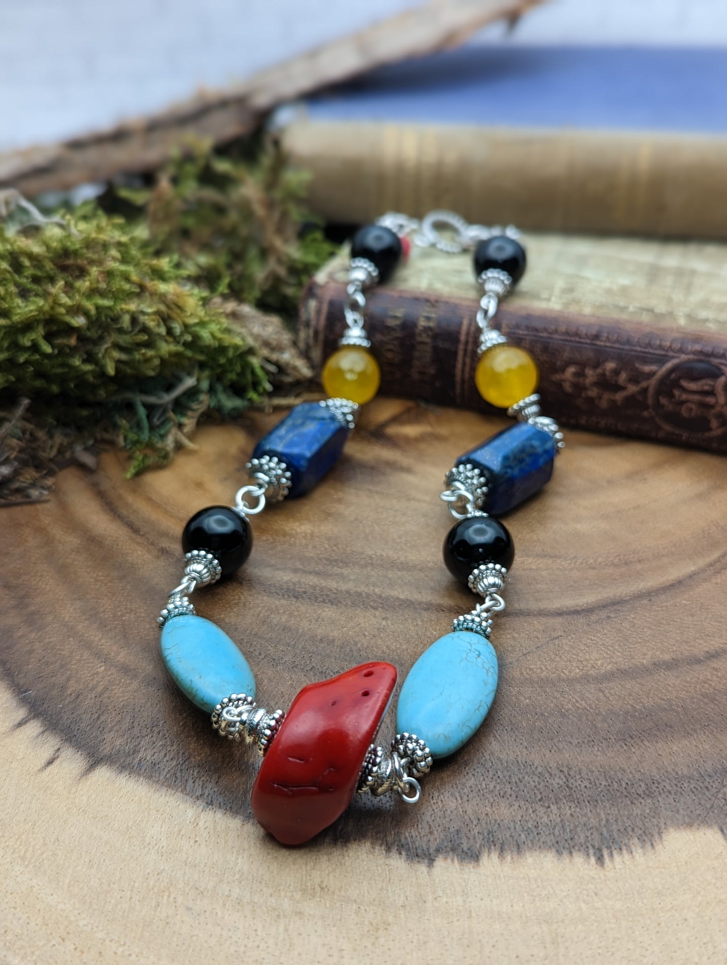 Anubis | Lapis, Black Onyx  ✦Necklace