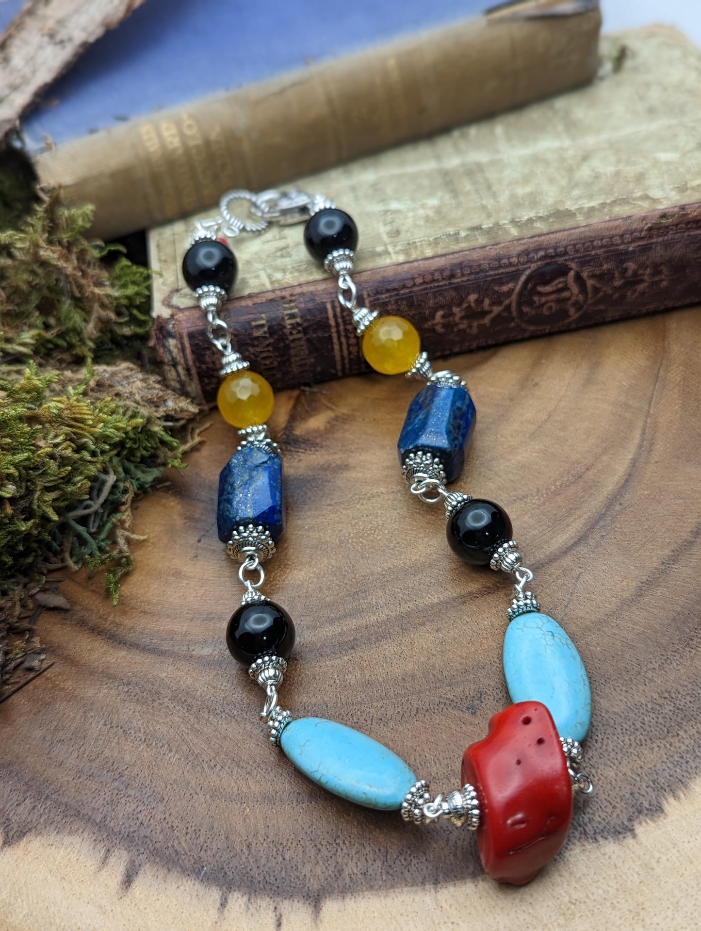Anubis | Lapis, Black Onyx  ✦Necklace